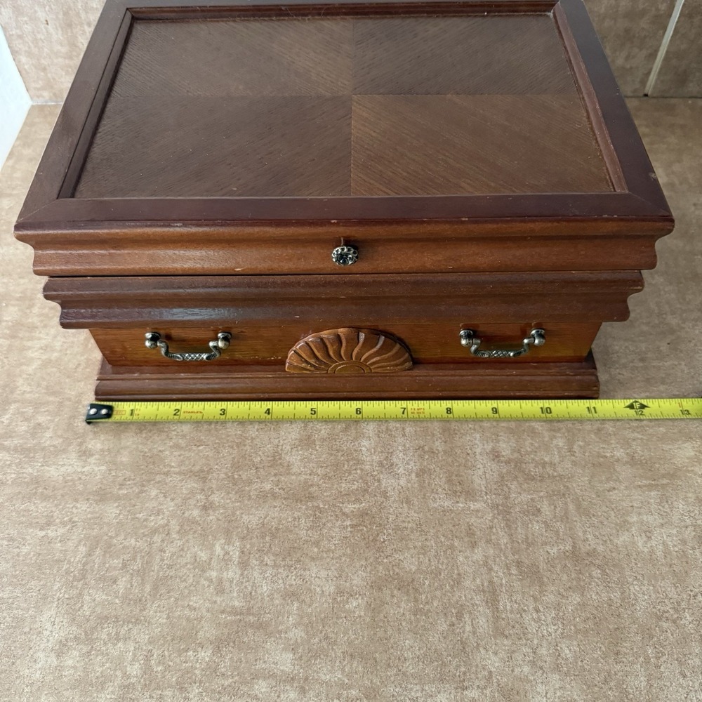 Vintage Rosalco Commodore Collection Jewelry Box Chest w/ Drawers 1987 - Picture 5 of 6